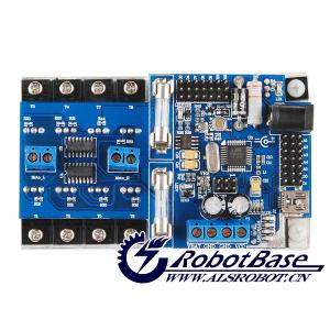 基于Arduino 雙路大功率 電機驅(qū)動板 驅(qū)動器 6WD 越野機器人用