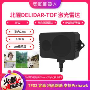 北醒DELIDAR-TOF 激光雷達(dá) TF02 定高 地形跟隨 支持Pixhawk