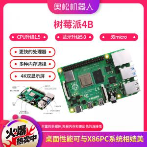 樹(shù)莓派4B 2G 微控制器 Raspberry Pi 4 Model B 2GB AI開(kāi)發(fā)板