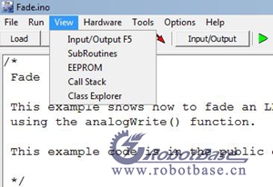 Simulator for Arduino 視圖項(xiàng)目下內(nèi)容